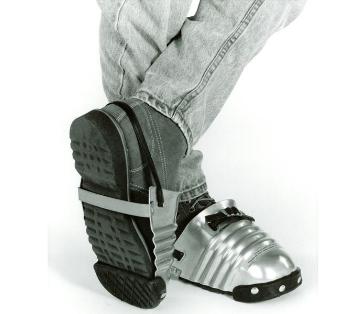Men's Metal Foot Guards (Rubber and Steel Toe) 